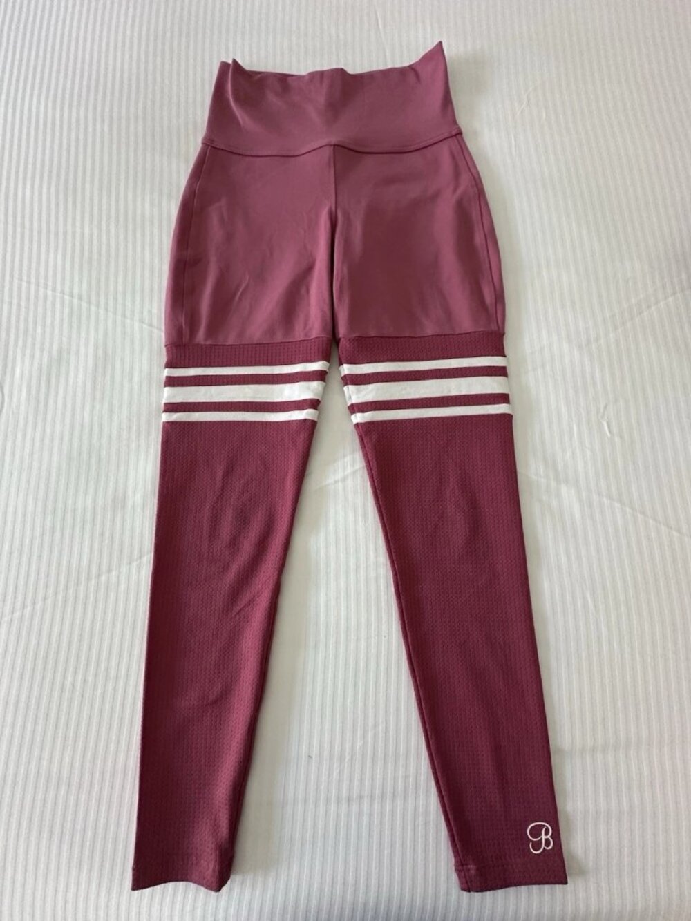 Bombshell sports wear leggings Thigh Highs Pink size S